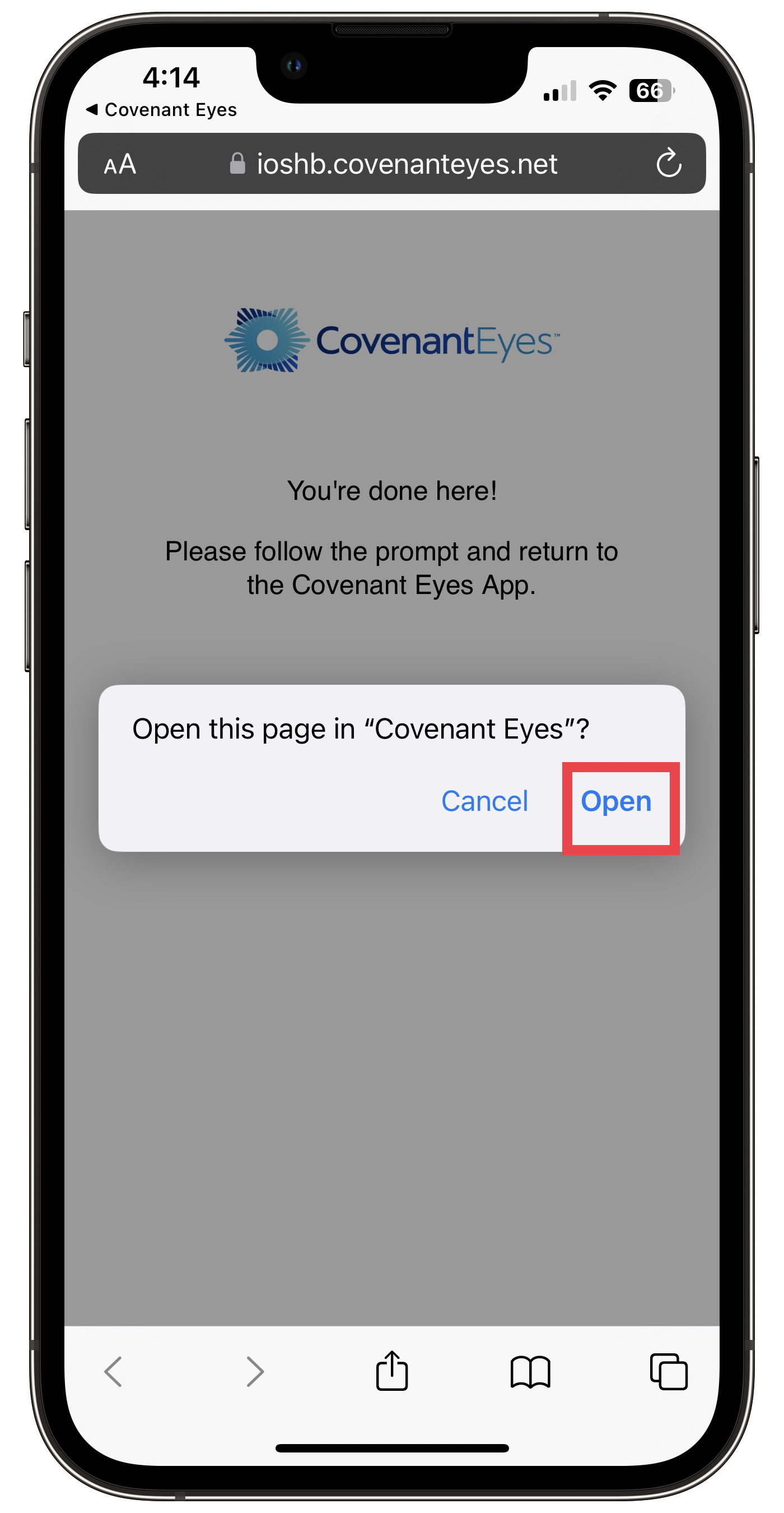 safari extension covenant eyes