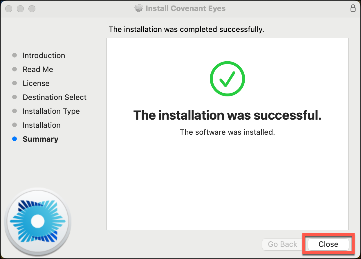 Installation was successful.png