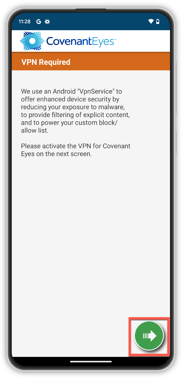 How do I install Covenant Eyes on an Android™? Covenant Eyes Service