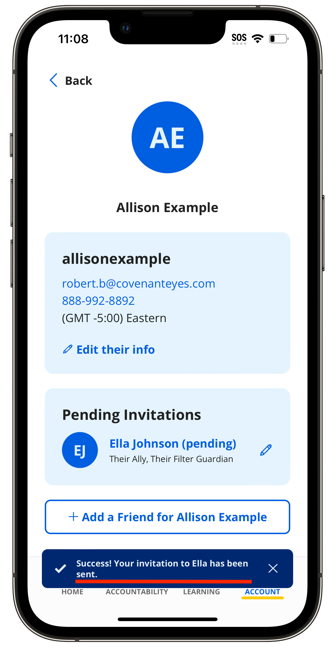 How do I add an ally or Filter Guardian for a member? Covenant Eyes
