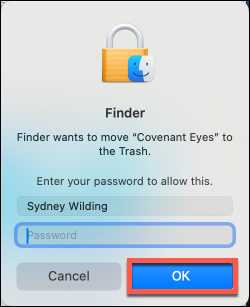 Enter Mac Admin PW to Uninstall CE on macOS.png