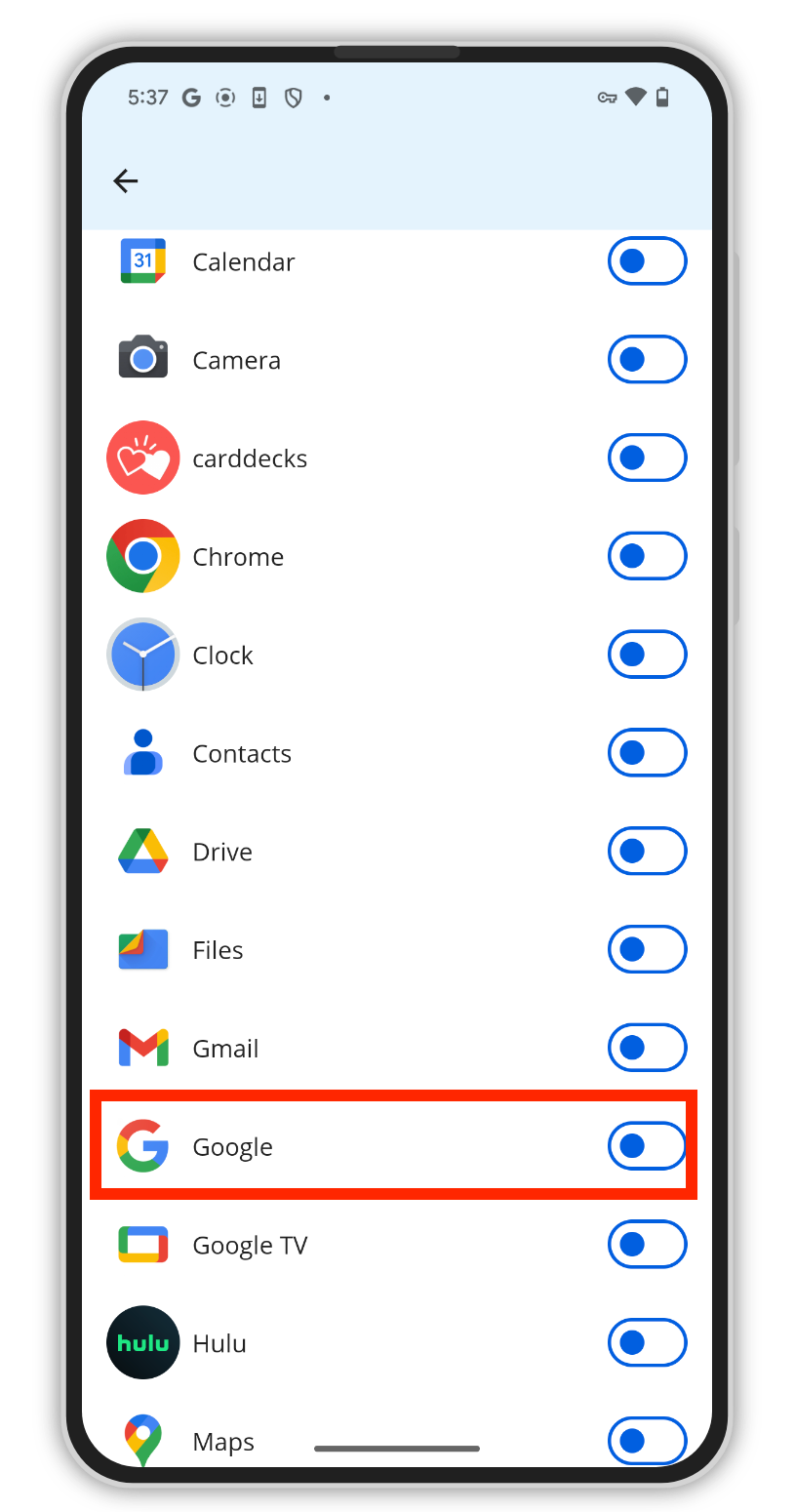 App Locking Google 2.png