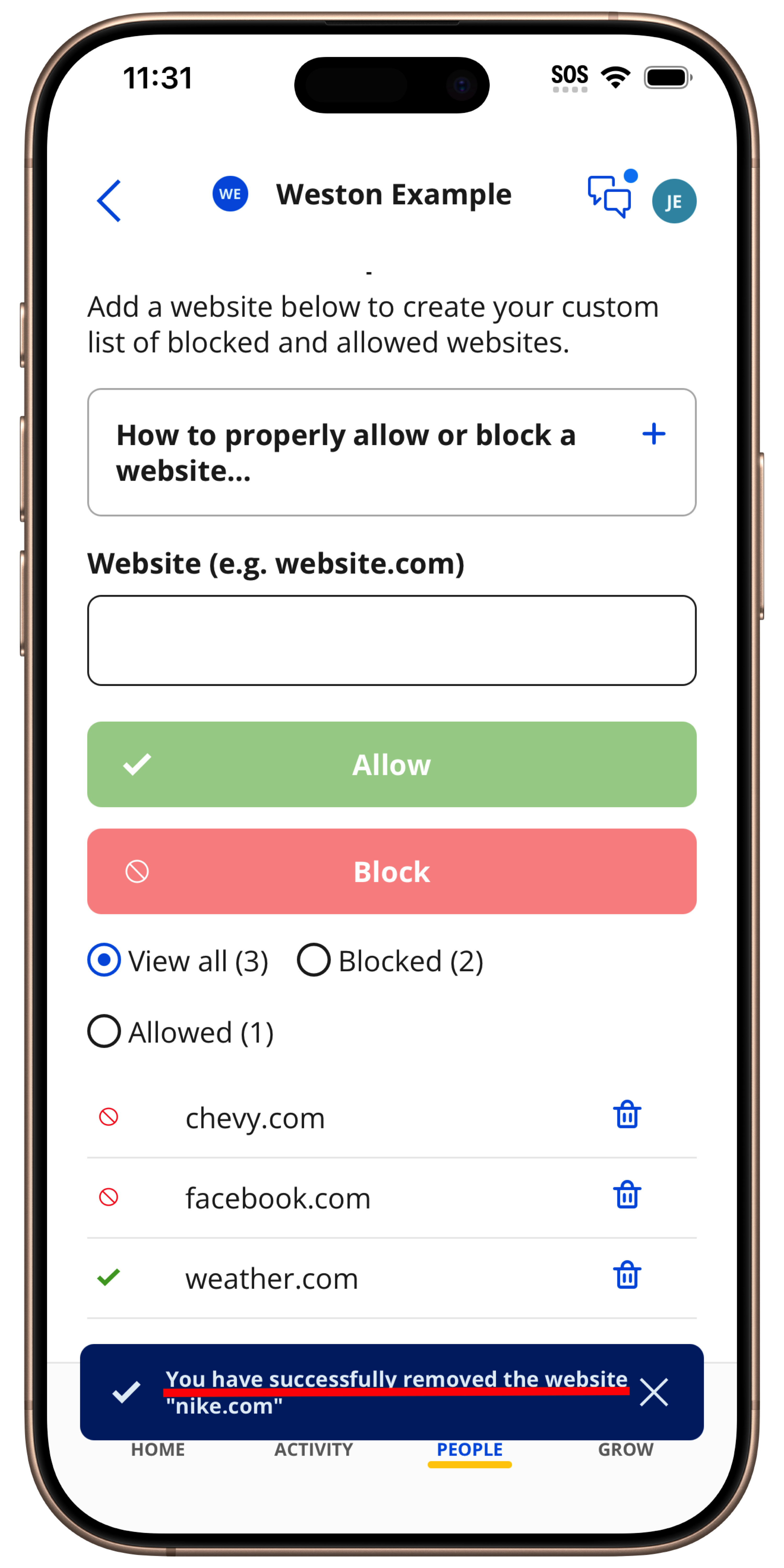 How do I remove a website from the Custom Website List? – Covenant Eyes ...